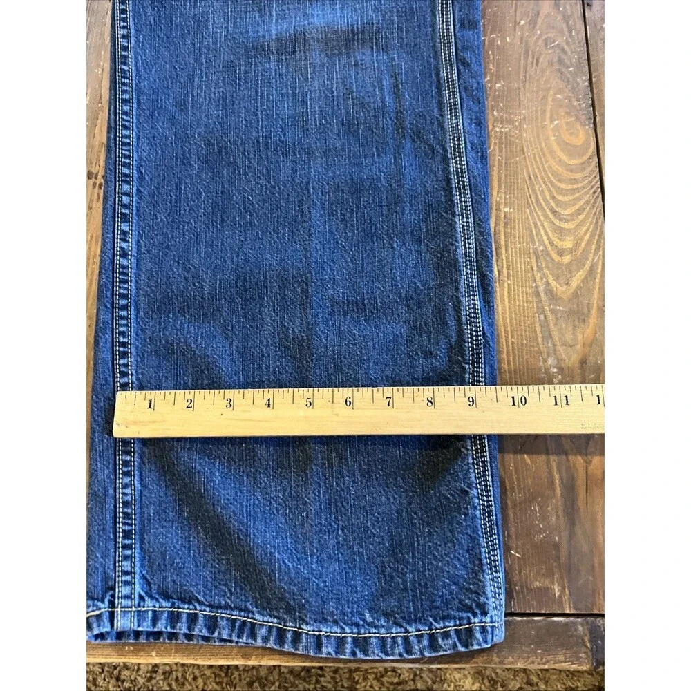 Vintage Levis Jeans Mens 36x32 Carpenter Loose Straight Blue Y2K Baggy Workwear